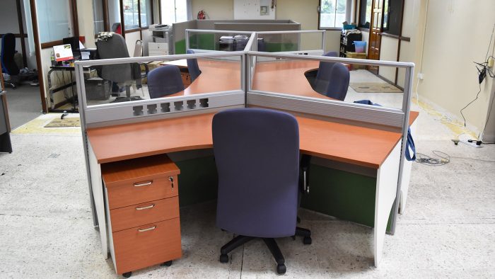 office workstation cluster of 9