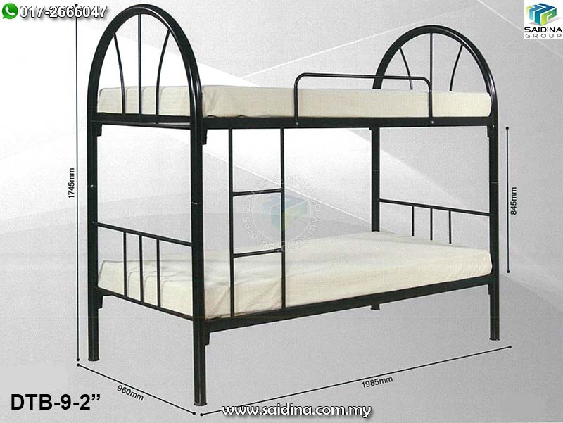 Metal Double Decker Bed : Model : DTB-9-2″