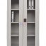 Full Height Glass Swing Door Steel Cupboard