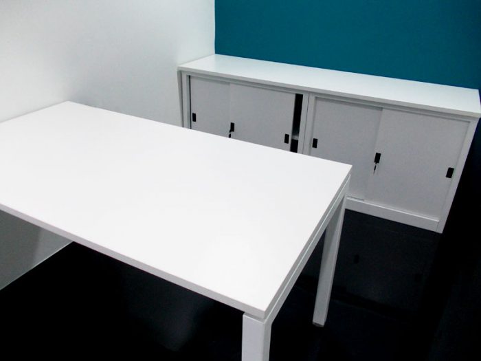Half Height Sliding Door Steel Cupboard