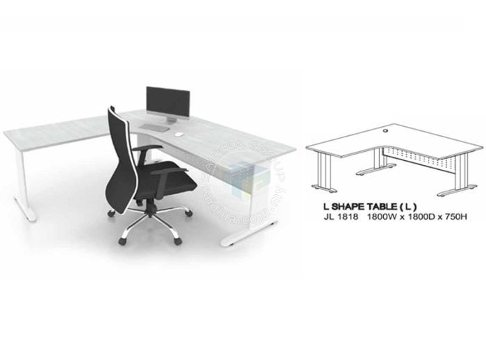 Ergonomic L-Shape Table