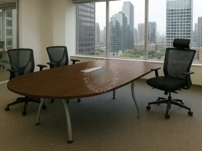 Conference Table c/w Inula A Metal Leg  | A Series - Image 3