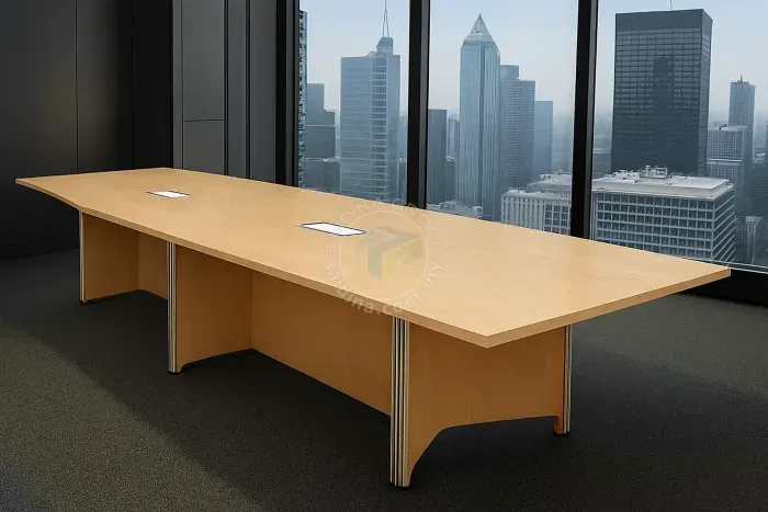 Conference Table c/w Pole Leg | P Series - Image 2