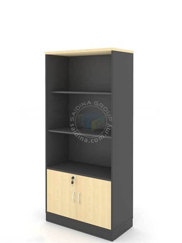 Office Bookshelf with Cabinet
