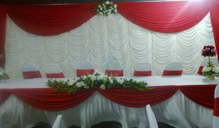 fabric backdrop