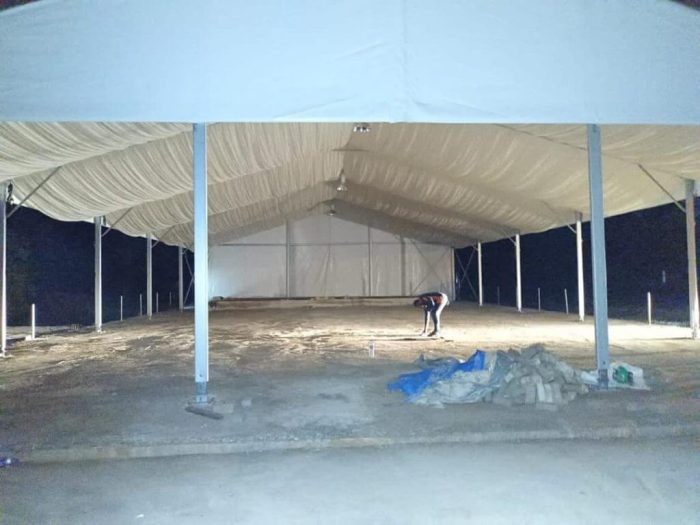 Underlayer for Marquee tent / Halfmoon