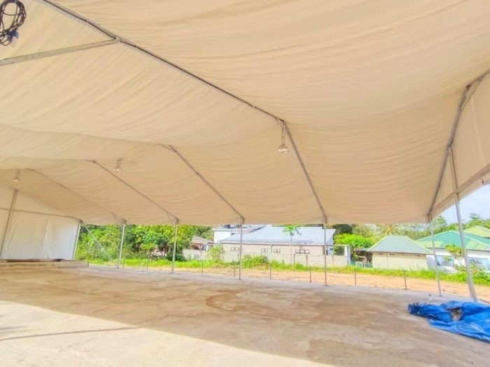 Underlayer for Marquee tent / Halfmoon