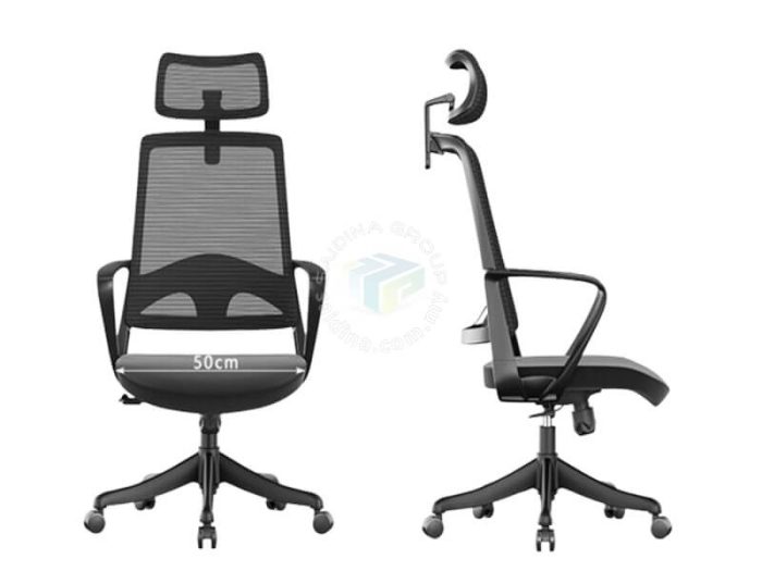 High back chair