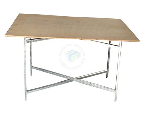Rectangular Tables c/w Galvanized Stand
