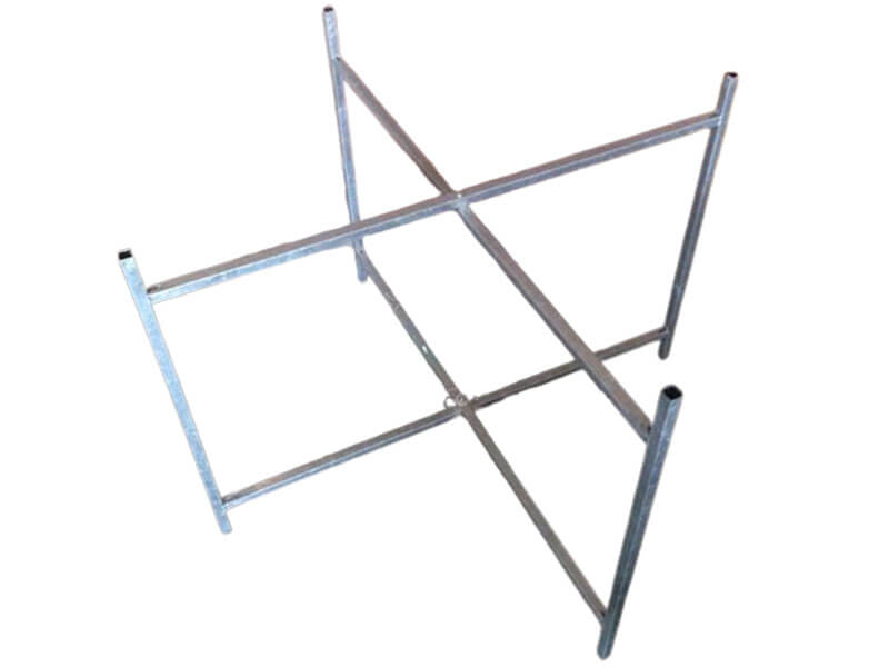 Rectangular Tables c/w Galvanized Stand
