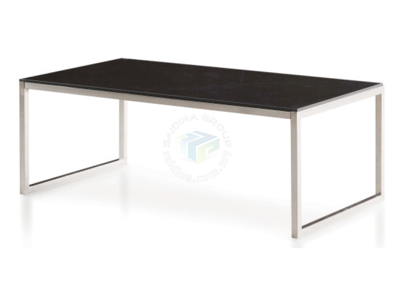 Coffee Table c/w Tempered Glass (8mm Thickness) & Stainless Steel Leg | Model : CCTS1200