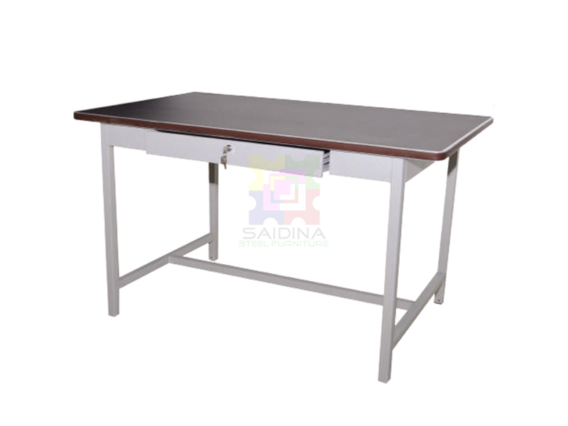 4′ General Purpose Steel Table with center drawer | Model: S136