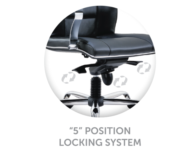 Executive Low back Chairs | Model : E2073H (Vito) - Image 2