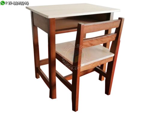 Wooden School Desks & Chair Set | Secondary School |