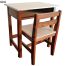 Wooden School Desks & Chair Set | Secondary School |