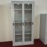 Full Height Glass Sliding Door Steel Cupboard